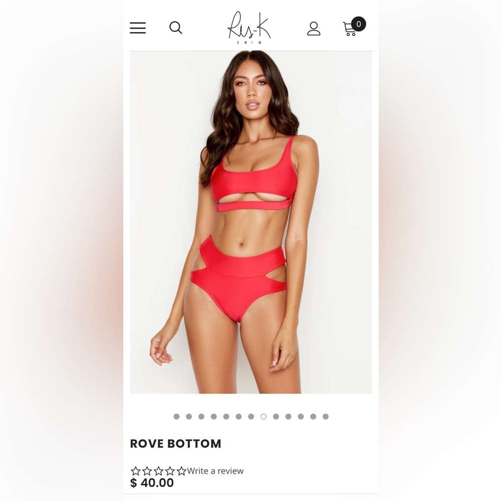 NWT *YELLOW* Dolls Kill Ris-k Cutout Bikini Bottoms